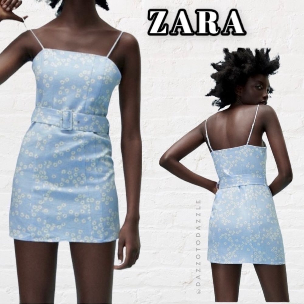 Zara Summer Linen Dress